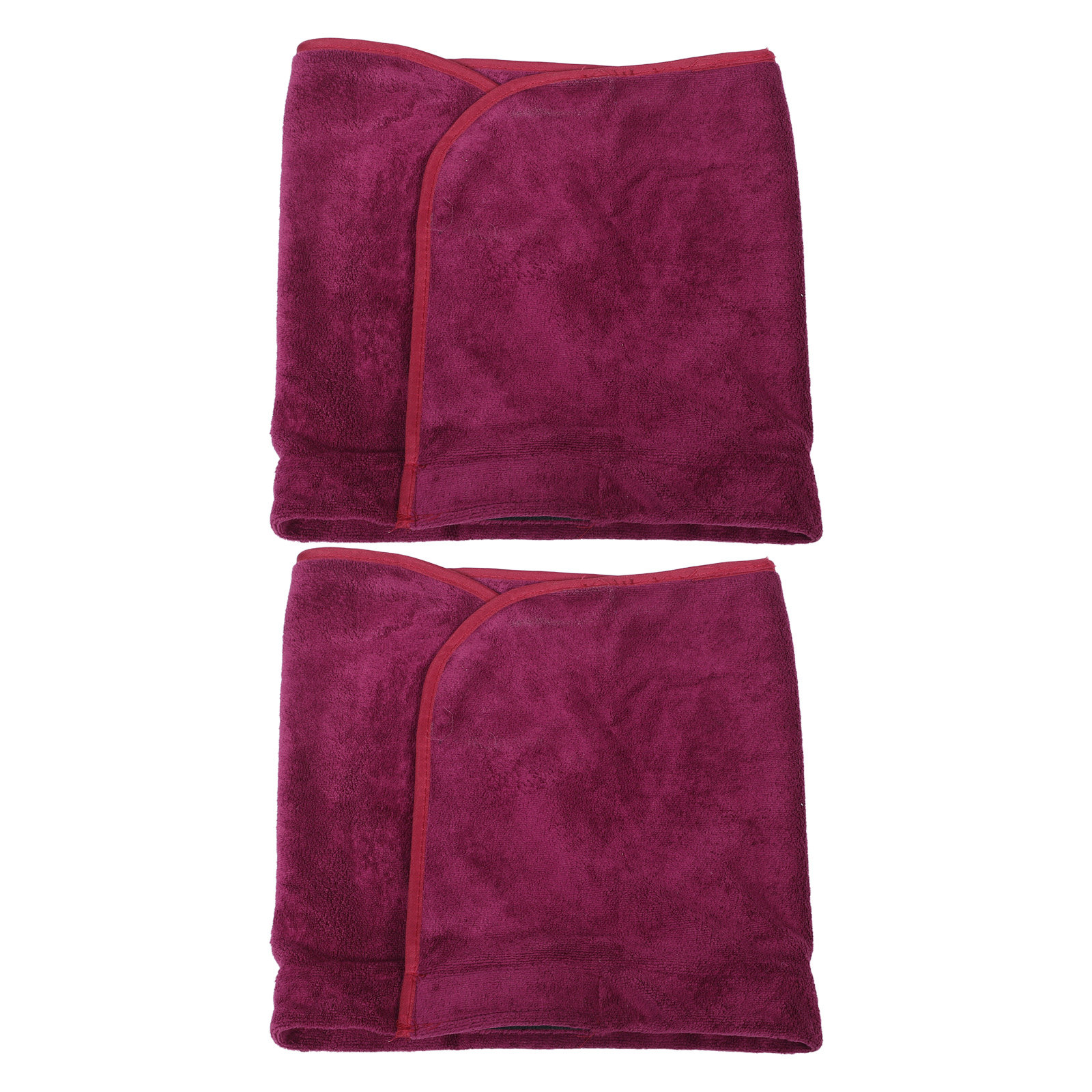 Spa Towel - قطعتان من مناشف تجفيف الشعر الماصة،