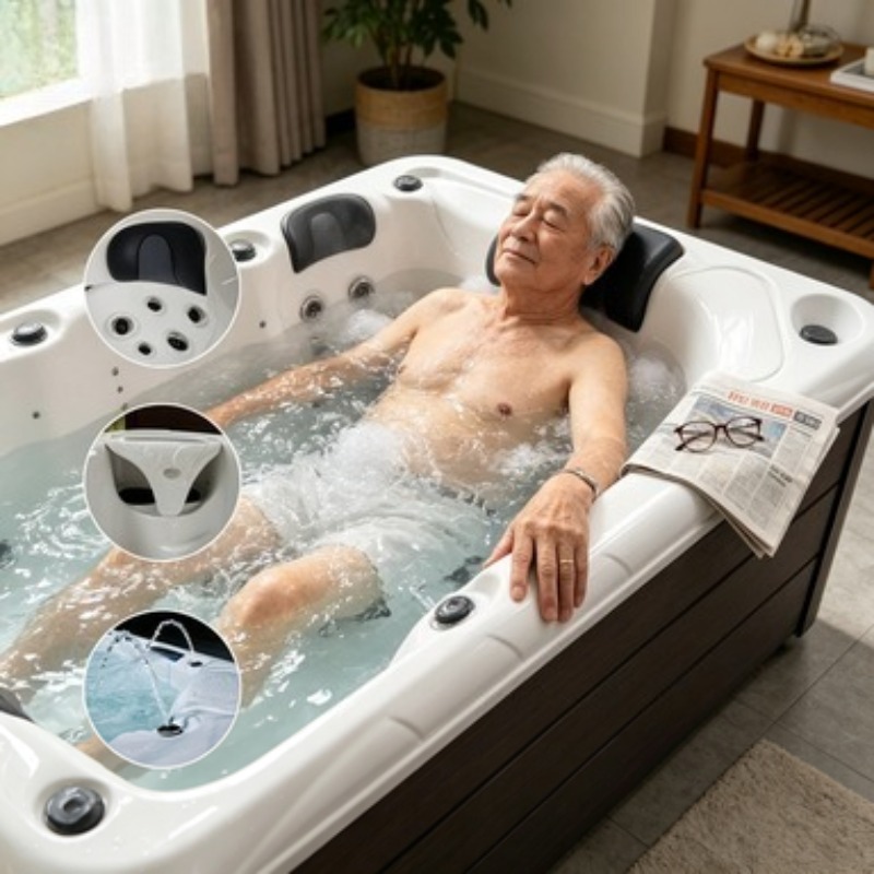 Spa Massager - حوض استحمام للتدليك من الأكريليك، جاكوزي