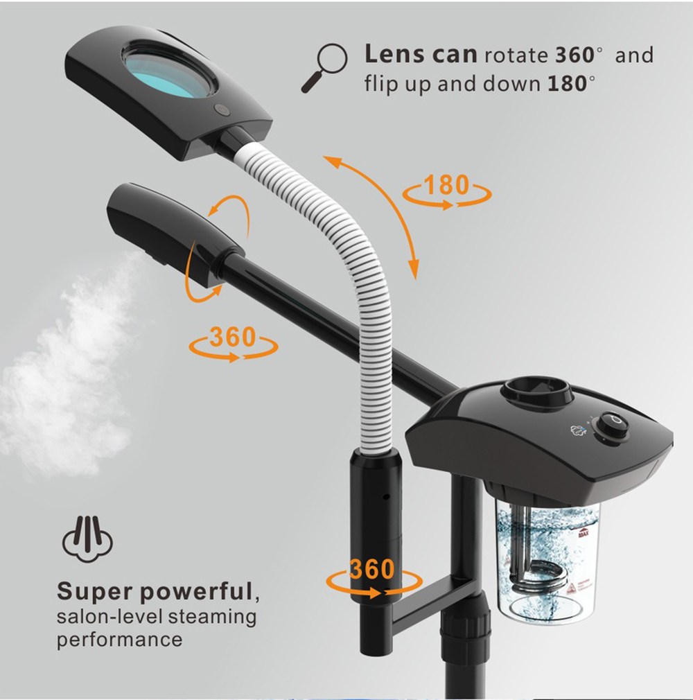 بخار للوجه بضباب دافئ ، مرطب س - مراجعة Face Steamer وسعره