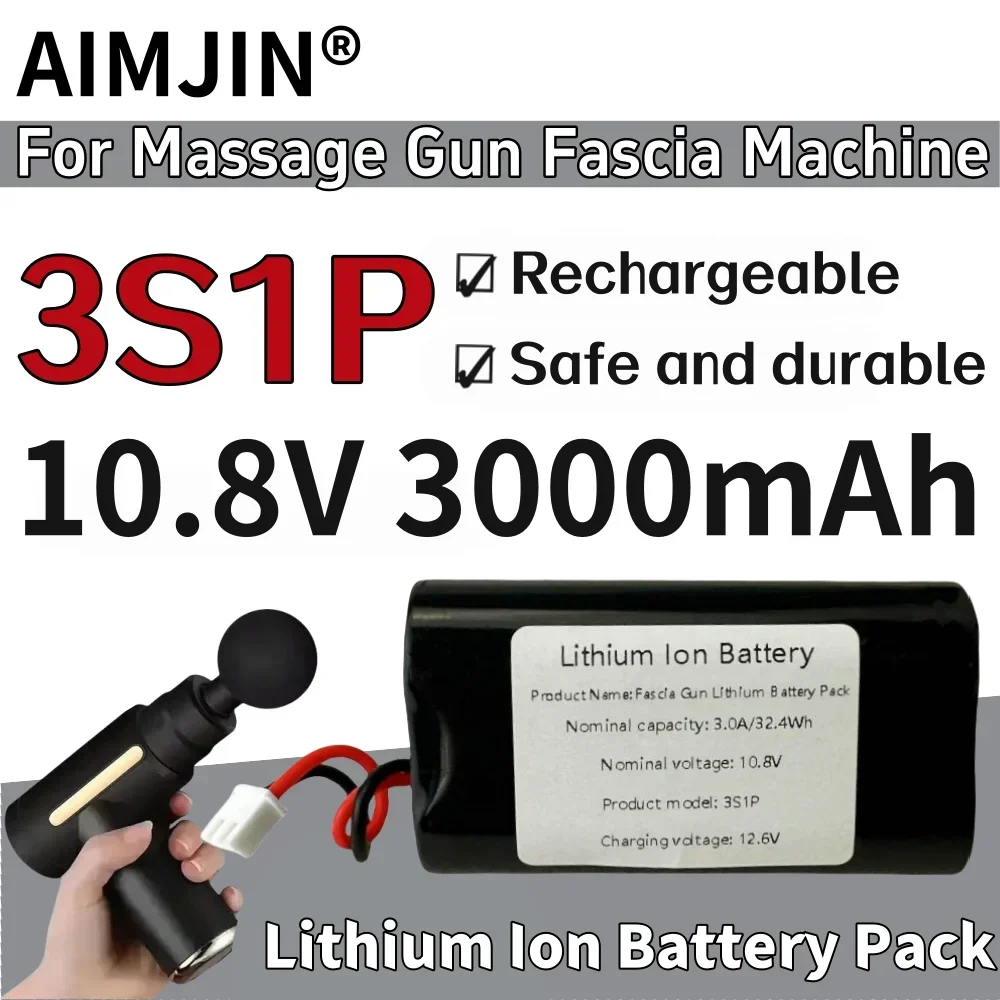 10.8 فولت 3000 مللي أمبير بطار - مراجعة Massage Gun وسعره